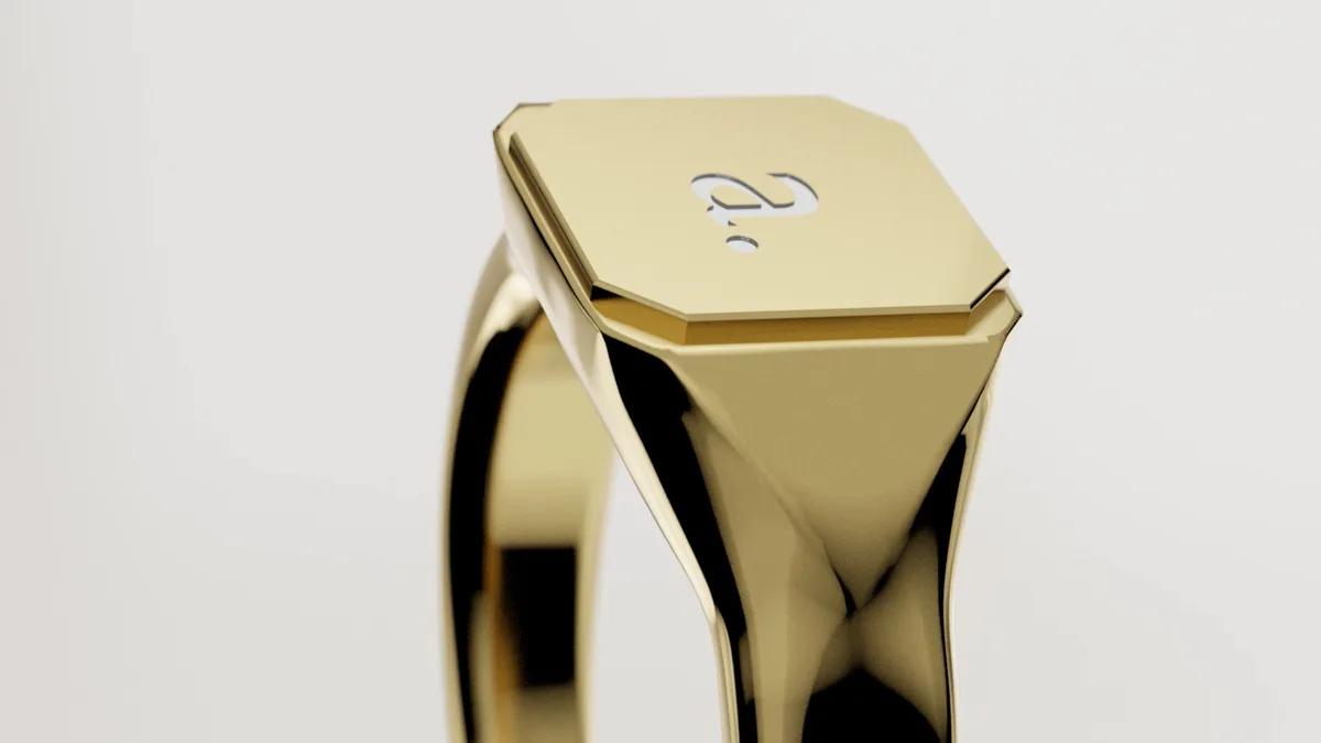 Ring render — hero angle